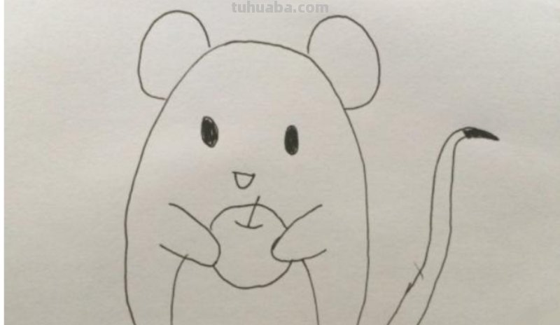 老鼠简笔画怎么画（猫抓老鼠简笔画怎么画）