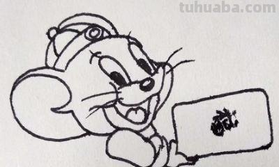 老鼠简笔画怎么画（猫抓老鼠简笔画怎么画）