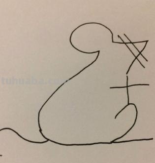 老鼠简笔画怎么画（猫抓老鼠简笔画怎么画）