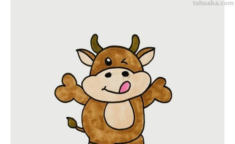 牛怎么画简笔画（牛怎么画简笔画 儿童）