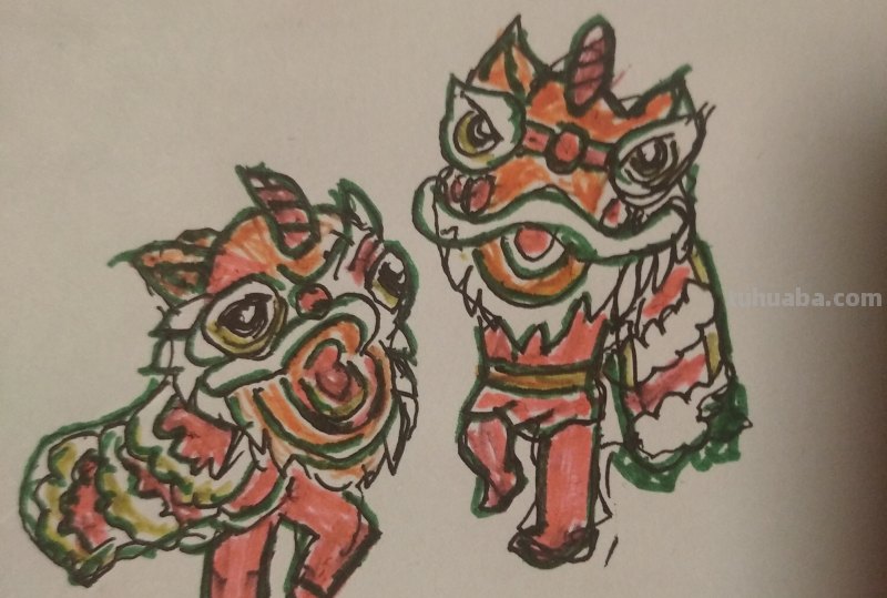 狮子简笔画怎么画（狮子简笔画怎么画?）