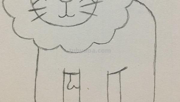 狮子怎么画简笔画（石头狮子怎么画简笔画）