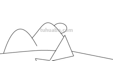 山怎么画简笔画(环形山怎么画简笔画) 山怎么画简笔画(环形山怎么画简笔画)