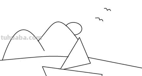 山怎么画简笔画(环形山怎么画简笔画) 山怎么画简笔画(环形山怎么画简笔画)