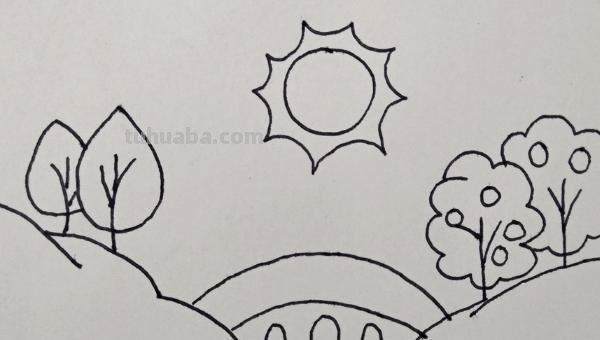 山怎么画简笔画(环形山怎么画简笔画) 山怎么画简笔画(环形山怎么画简笔画)
