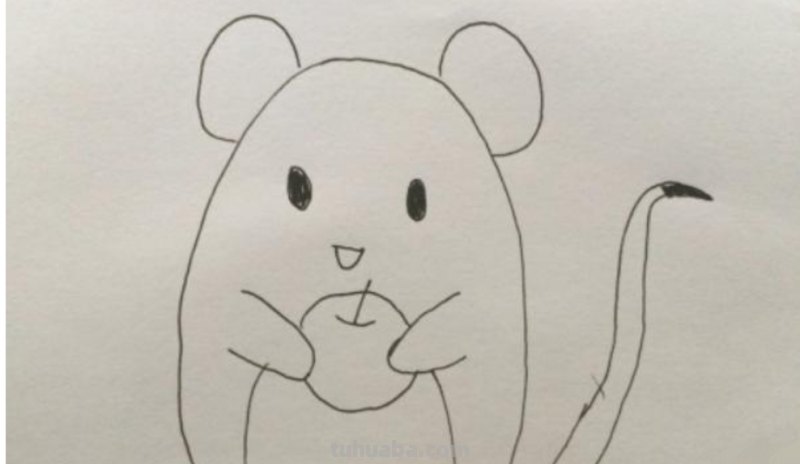老鼠怎么画简笔画（老鼠怎么画简笔画7加2）