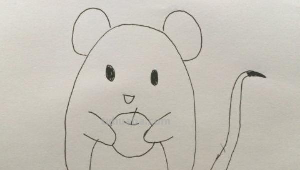 老鼠怎么画简笔画（老鼠怎么画简笔画7加2）