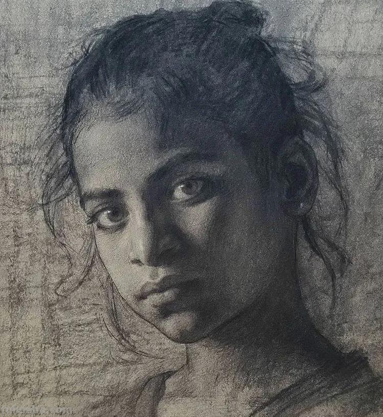 美国学院派素描,严谨生动的造型 美国学院派素描,严谨生动的造型