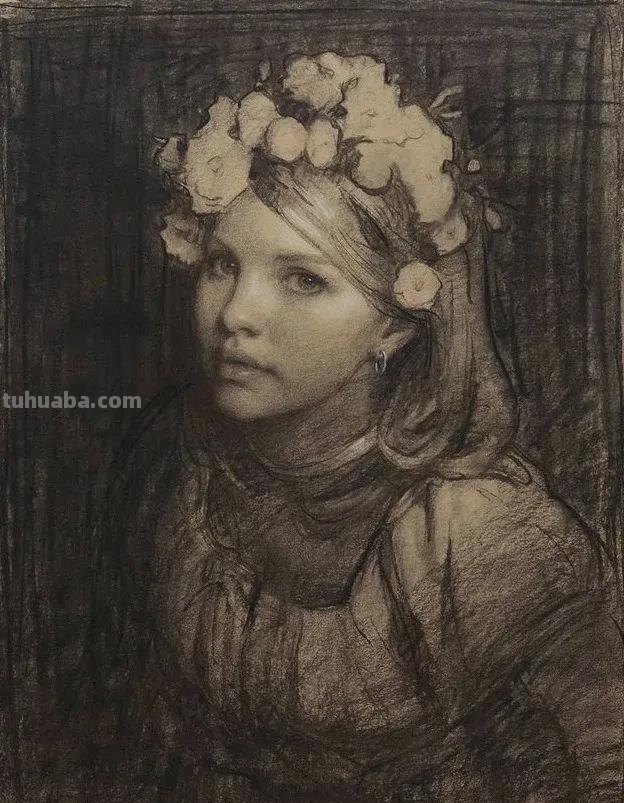 美国学院派素描,严谨生动的造型 美国学院派素描,严谨生动的造型