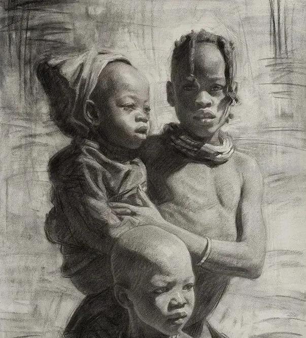 美国学院派素描,严谨生动的造型 美国学院派素描,严谨生动的造型