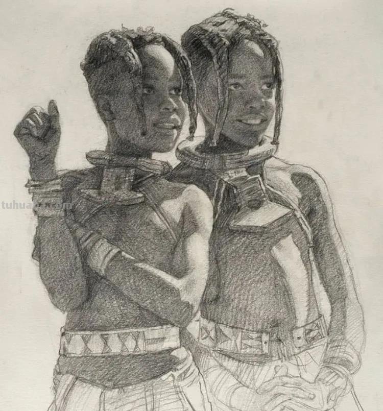 美国学院派素描,严谨生动的造型 美国学院派素描,严谨生动的造型