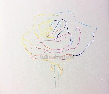 玫瑰彩铅怎么画(玫瑰彩铅怎么画简单) 玫瑰彩铅怎么画(玫瑰彩铅怎么画简单)