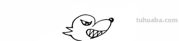 简笔画狼怎么画（简笔画狼怎么画简单的）