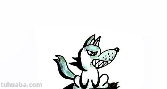 简笔画狼怎么画（简笔画狼怎么画简单的）