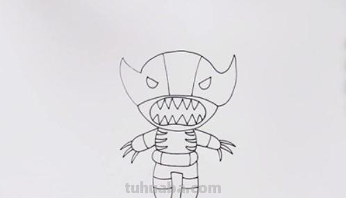 简笔画狼怎么画（简笔画狼怎么画简单的）