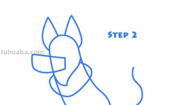狼怎么画简笔画（大灰狼怎么画简笔画）