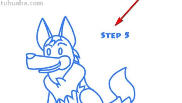 狼怎么画简笔画（大灰狼怎么画简笔画）