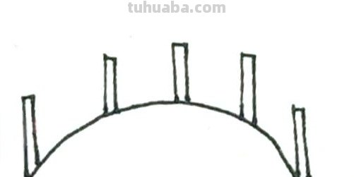 桥怎么画简笔画（金门大桥怎么画简笔画）