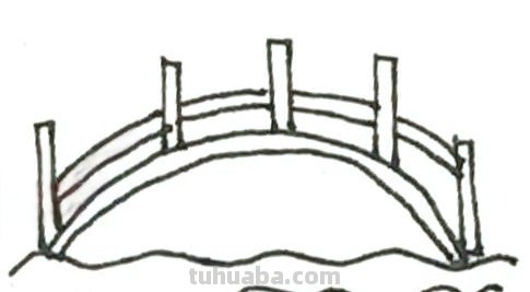 桥怎么画简笔画（金门大桥怎么画简笔画）