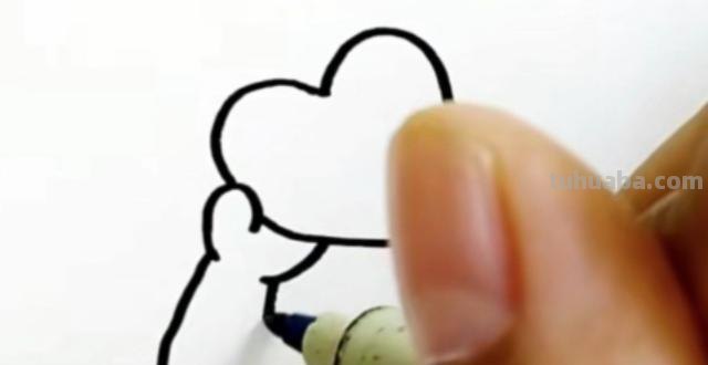 爱心怎么画简笔画（手捧着爱心怎么画简笔画）