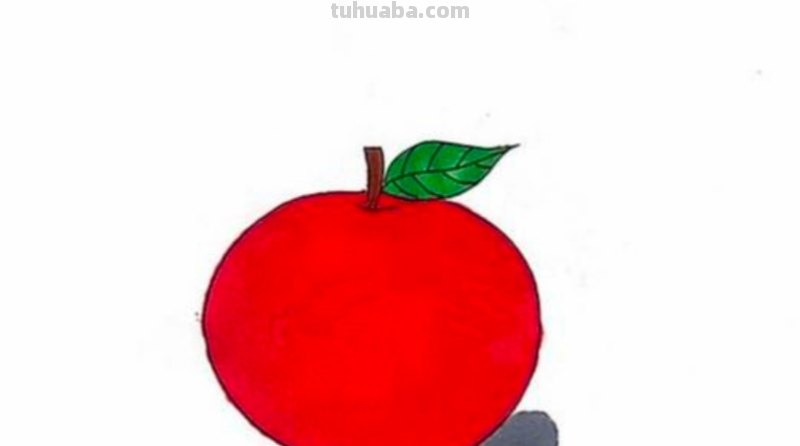 苹果简笔画怎么画（苹果简笔画怎么画?）