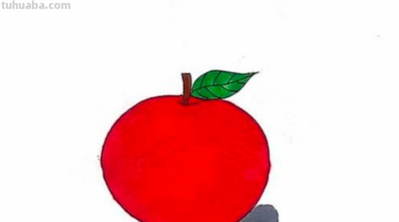 简笔画苹果怎么画（简笔画苹果怎么画视频）