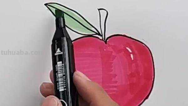 简笔画苹果怎么画（简笔画苹果怎么画视频）