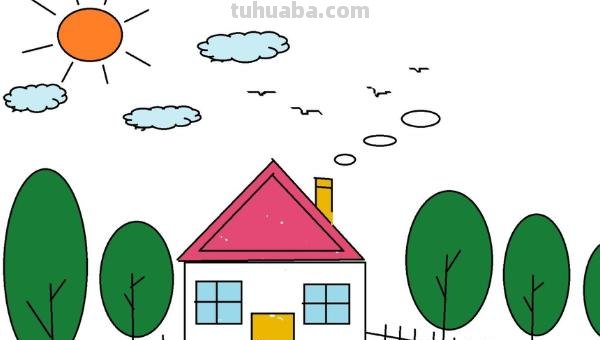 农村房子速写（农村房子速写优秀图片）