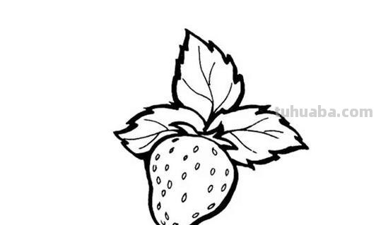草莓怎么画简笔画（草莓怎么画简笔画图片）