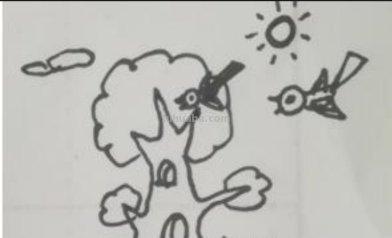 鸟的简笔画怎么画（一群鸟的简笔画怎么画）