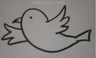 鸟的简笔画怎么画（一群鸟的简笔画怎么画）