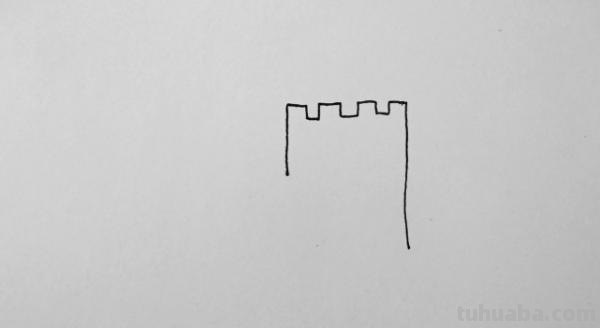 手抄报长城怎么画（手抄报长城怎么画简单又好看）