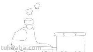 火车怎么画简笔画（老式火车怎么画简笔画）