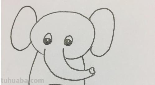 大象怎么画简笔画（大象怎么画简笔画 一步一步）
