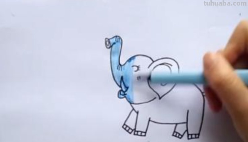 大象怎么画简笔画（大象怎么画简笔画 一步一步）