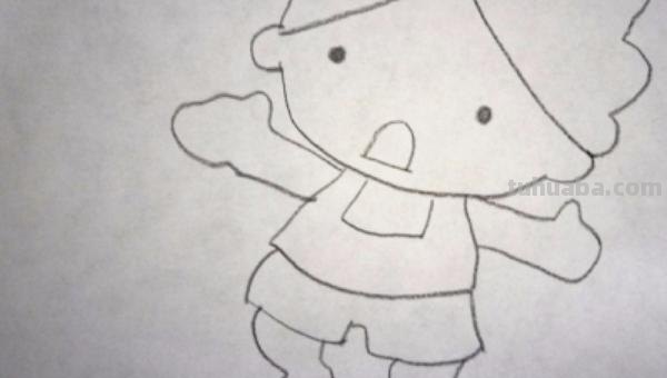 篮球怎么画简笔画（坤坤打篮球怎么画简笔画）