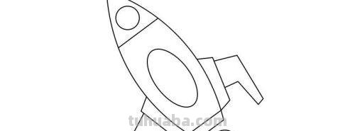 火箭简笔画怎么画（神舟火箭简笔画怎么画）