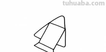 火箭简笔画怎么画（神舟火箭简笔画怎么画）