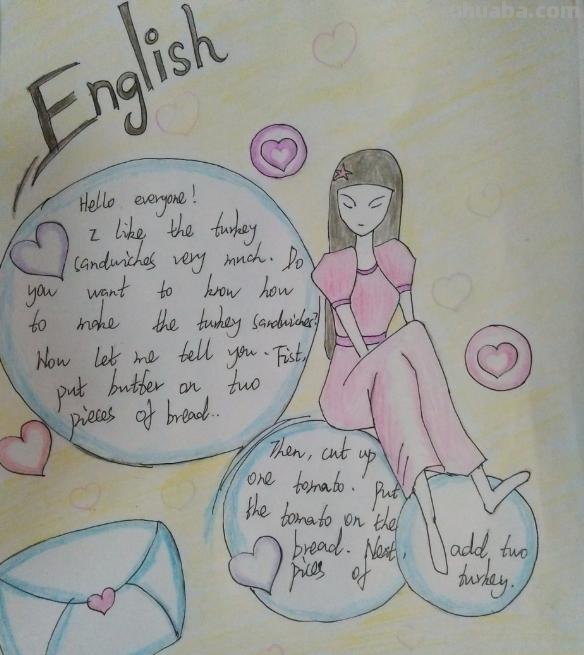 英语手抄报怎么画图片（六一儿童节英语手抄报怎么画图片）