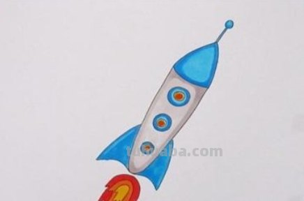 火箭怎么画简笔画(火箭怎么画简笔画 涂色) 火箭怎么画简笔画(火箭怎么画简笔画 涂色)