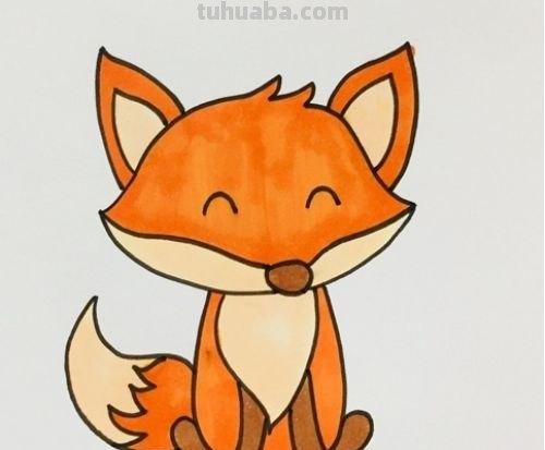 狐狸怎么画简笔画（狐狸怎么画简笔画可爱）