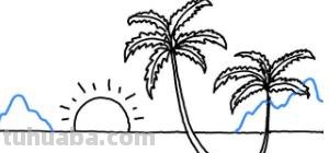 夕阳彩铅怎么画（夕阳彩铅怎么画简单）