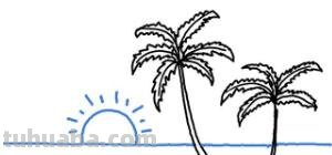 夕阳彩铅怎么画（夕阳彩铅怎么画简单）