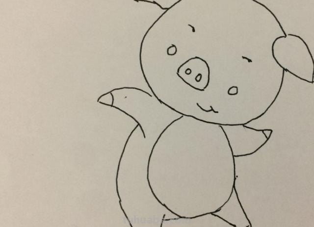 简笔画小猪怎么画（简笔画小猪怎么画的）