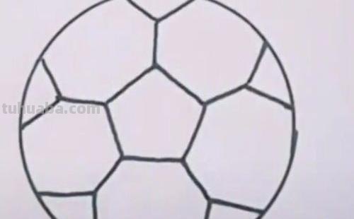 足球简笔画怎么画（足球简笔画怎么画简单一点的还有涂颜色的很多）