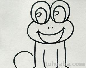青蛙简笔画怎么画（）
