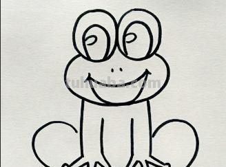 青蛙简笔画怎么画（）