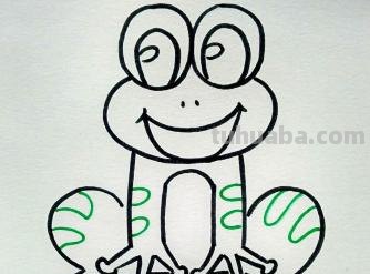 青蛙简笔画怎么画（）