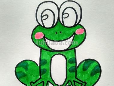 青蛙简笔画怎么画（）
