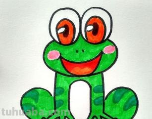 青蛙简笔画怎么画（）